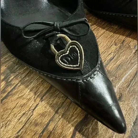 Dior Kitten Heel with Heart Charm - Picture 2 of 5